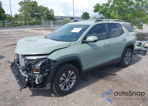 2025 Chevrolet Equinox Fwd Lt из США, поврежденный, VIN 3GNAXHEG9SL122003